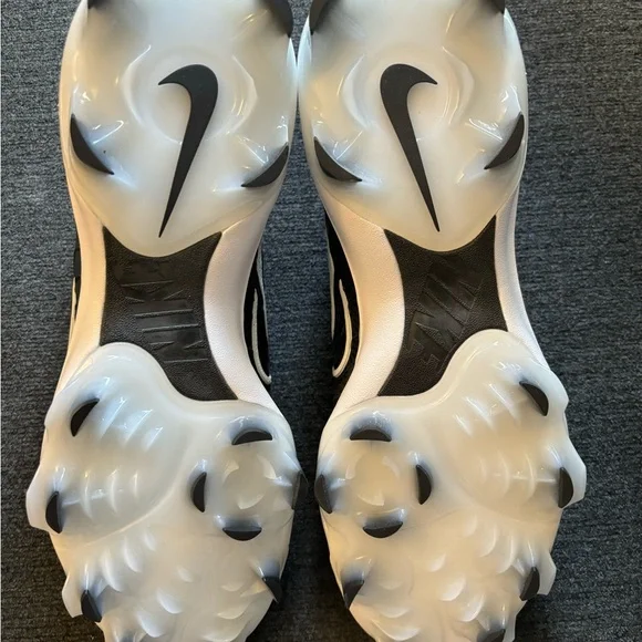 Nike Alpha Huarache NXT MCS Black/White Baseball Cleats Size 12